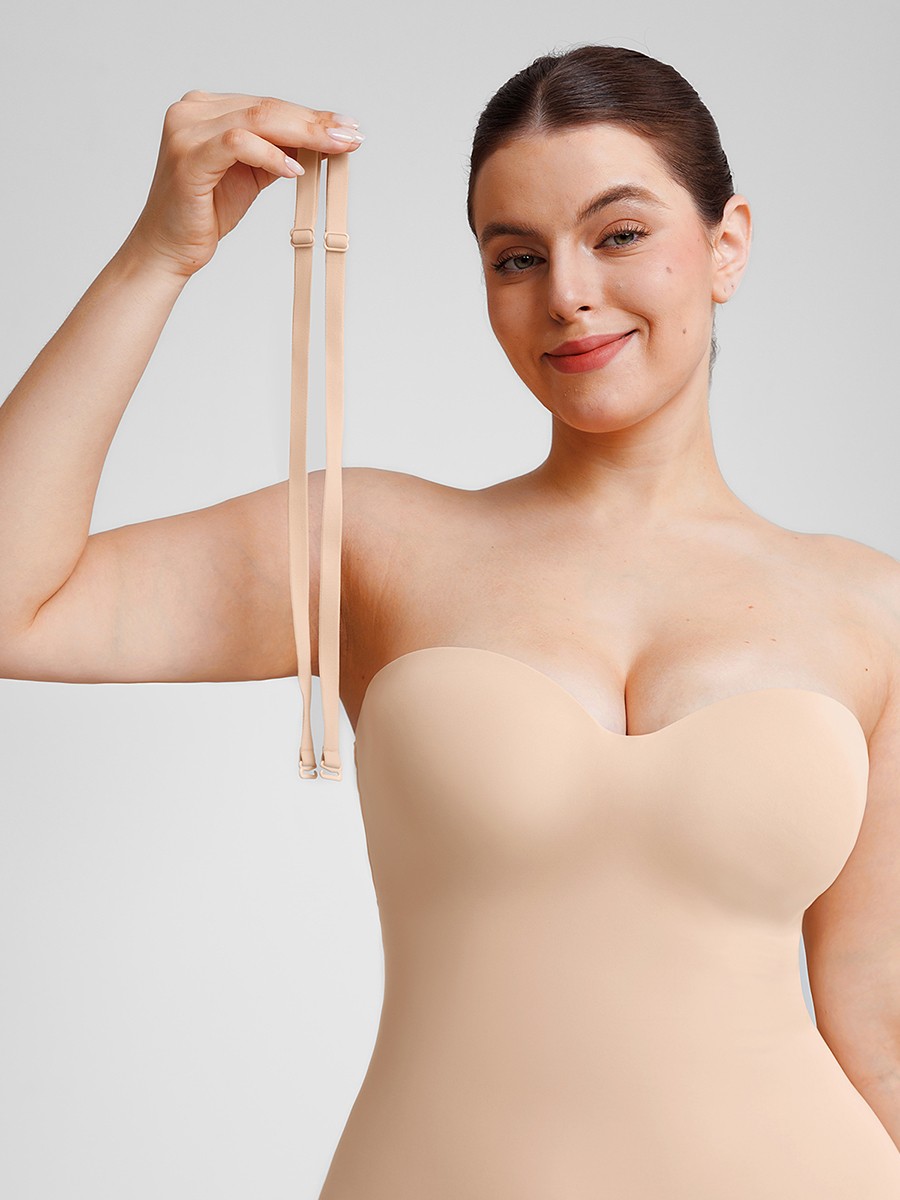 Seamless Underwire Half Cup Shapewear Bodysuit