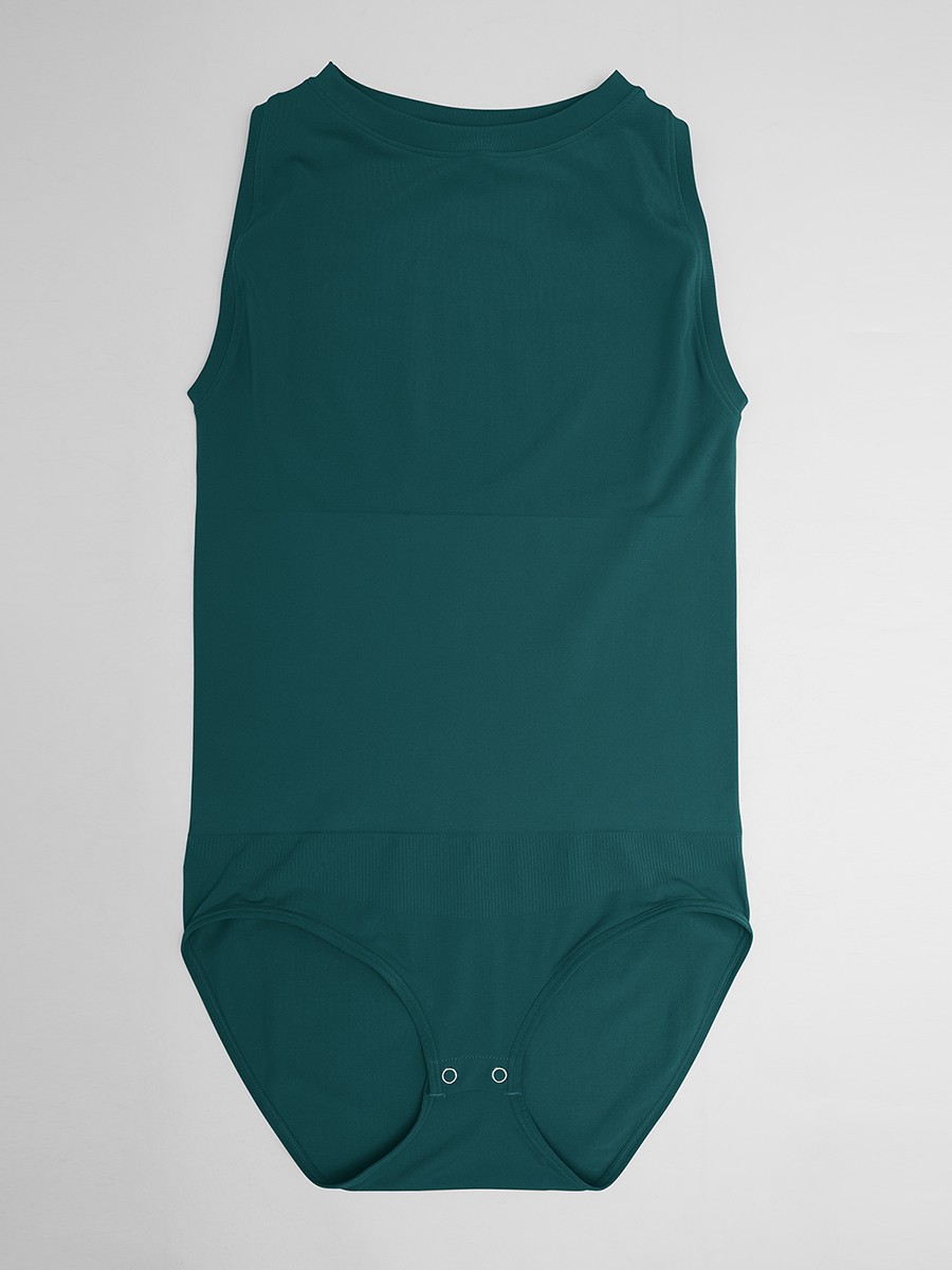 Seamless Tummy Control Crew Neck Shapewear Bodysuit