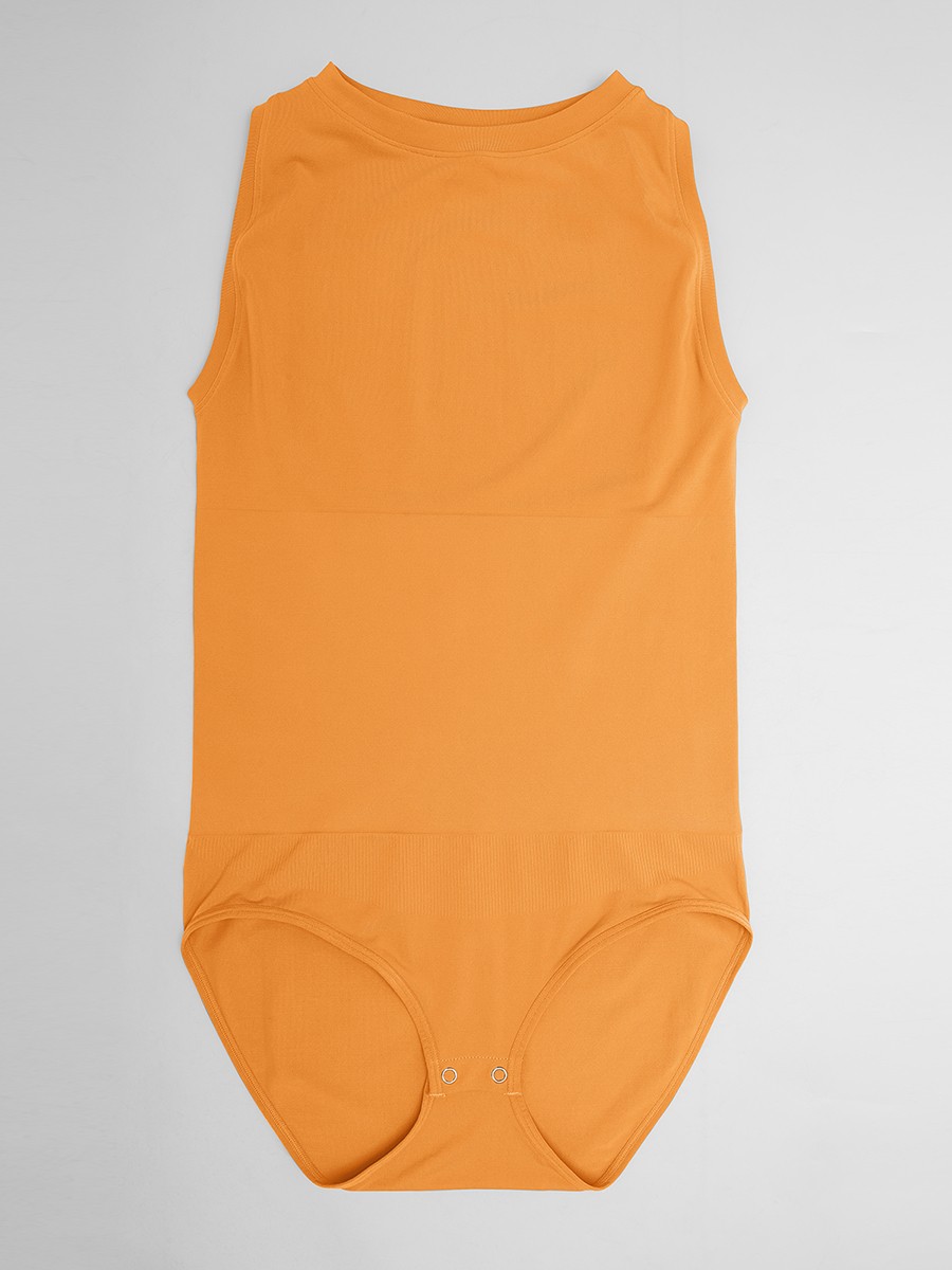Seamless Crew Neck Buttery Soft Tummy Control Shapewear Bodysuit