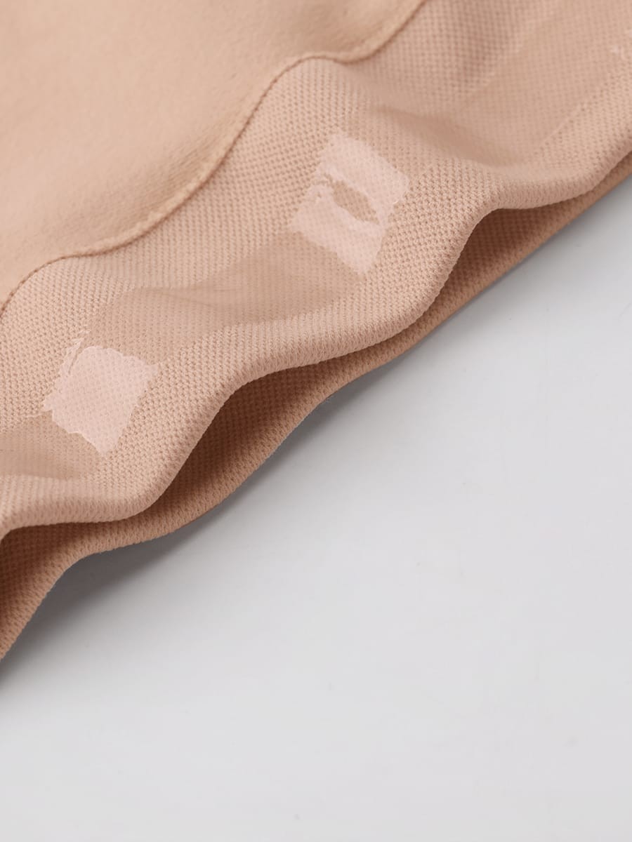 Seamless High Waist Tummy Control Thong Shapewear with Anti-Roll Silicone