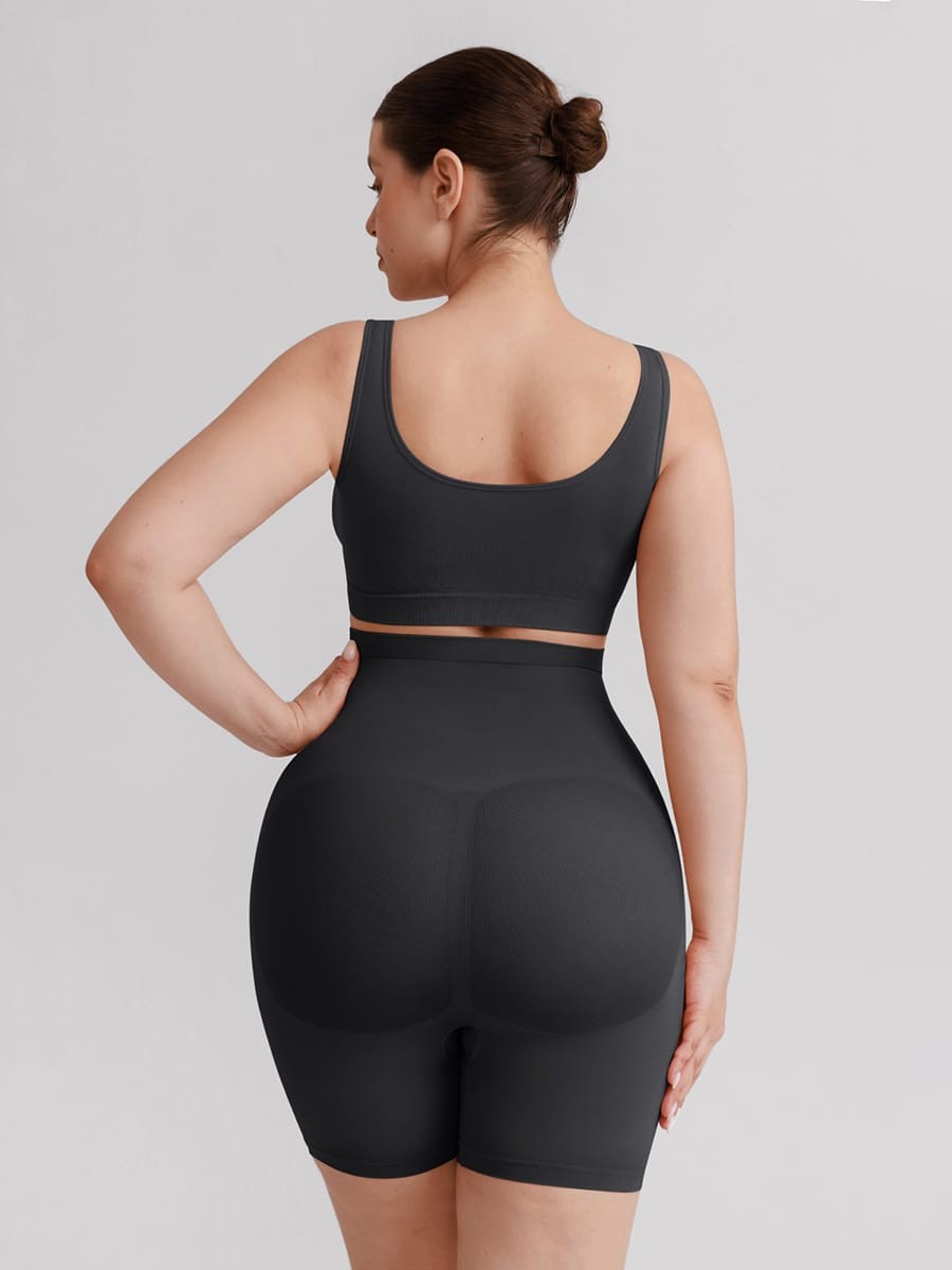 High Waist Seamless Tummy Control and Butt Lifting Boyshort Shapewear