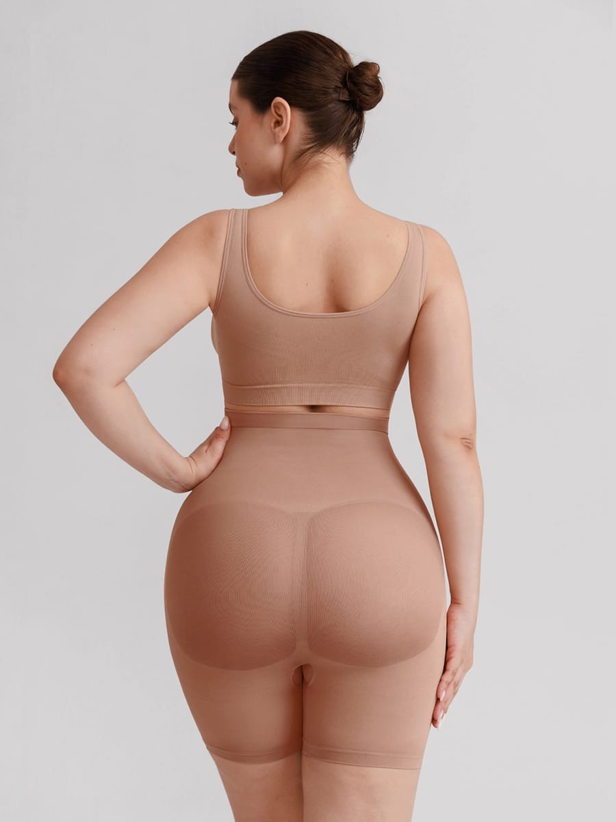 Seamless Tummy Control and Butt Lifting Boyshort Shapewear