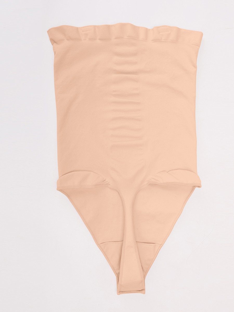 Seamless Buttery Soft Strapless Tummy Control Thong Bodysuit