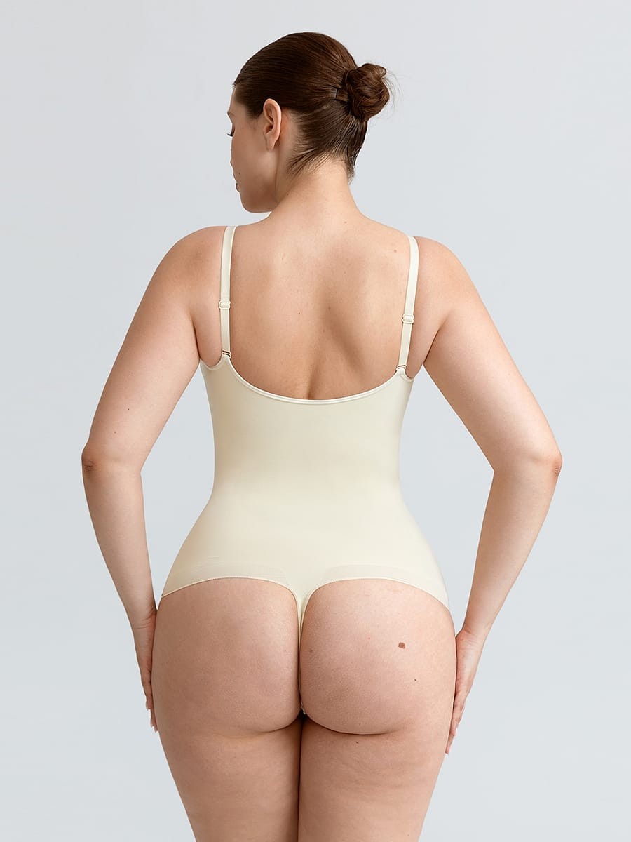 Seamless Tummy Control Thong Shaping Bodysuit