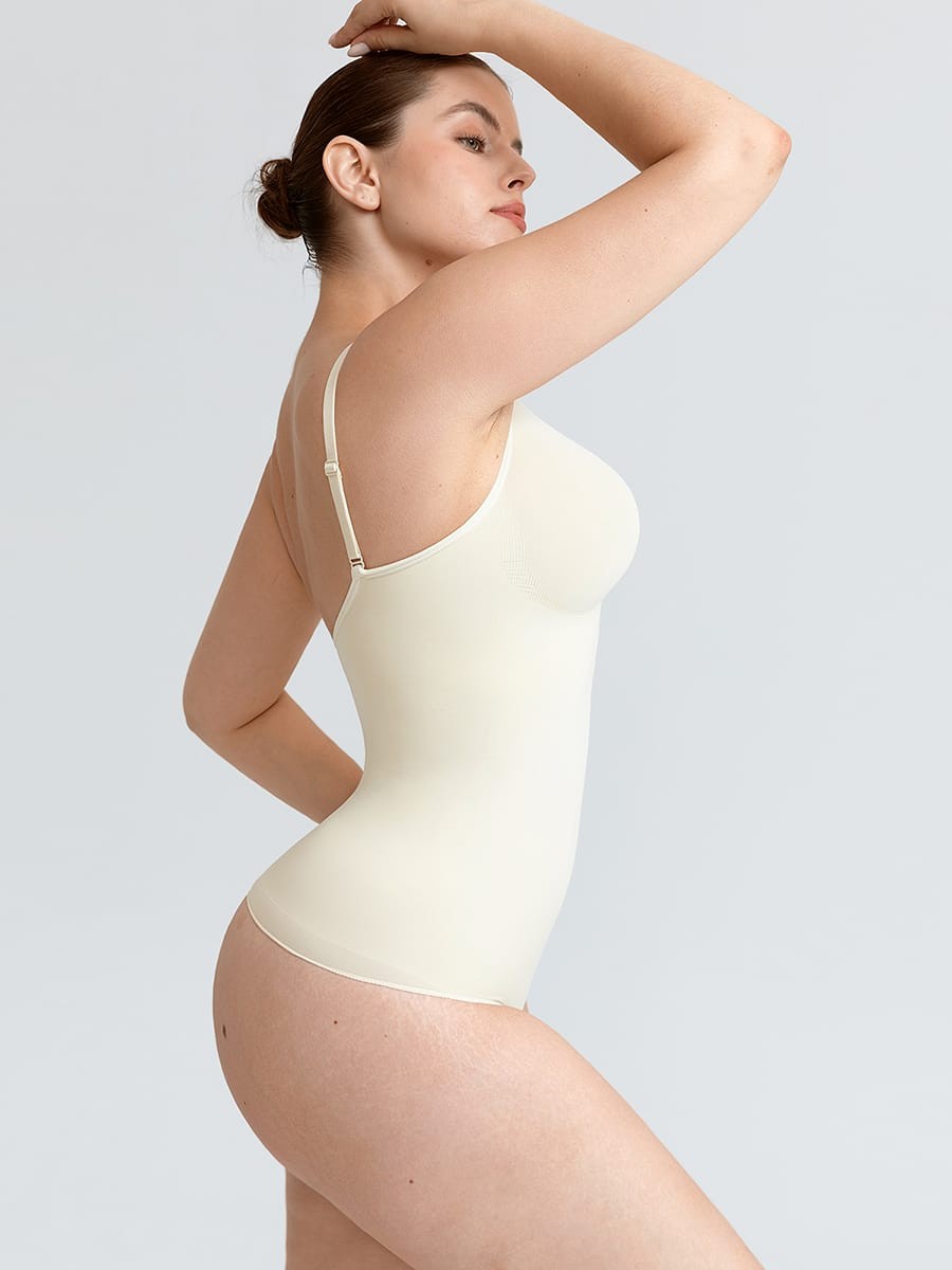 Seamless Tummy Control Thong Shaping Bodysuit