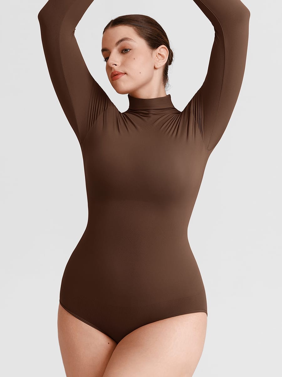 Seamless Butter Soft Snap Crotch Second Skin Stretch Shapewear Bodysuit