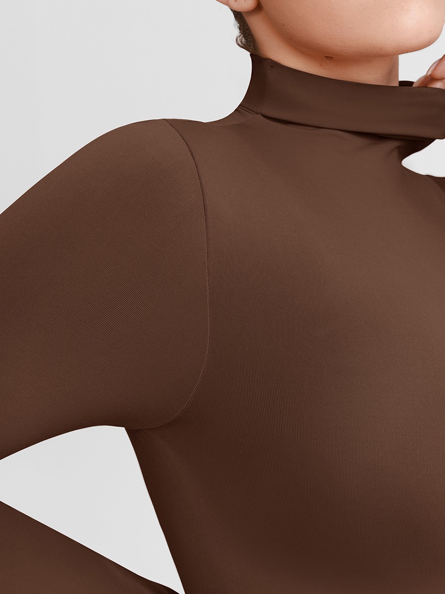 Seamless Butter Soft Snap Crotch Second Skin Stretch Shapewear Bodysuit