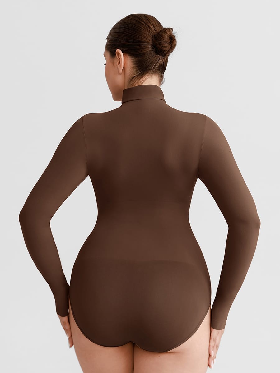 Seamless Butter Soft Snap Crotch Second Skin Stretch Shapewear Bodysuit