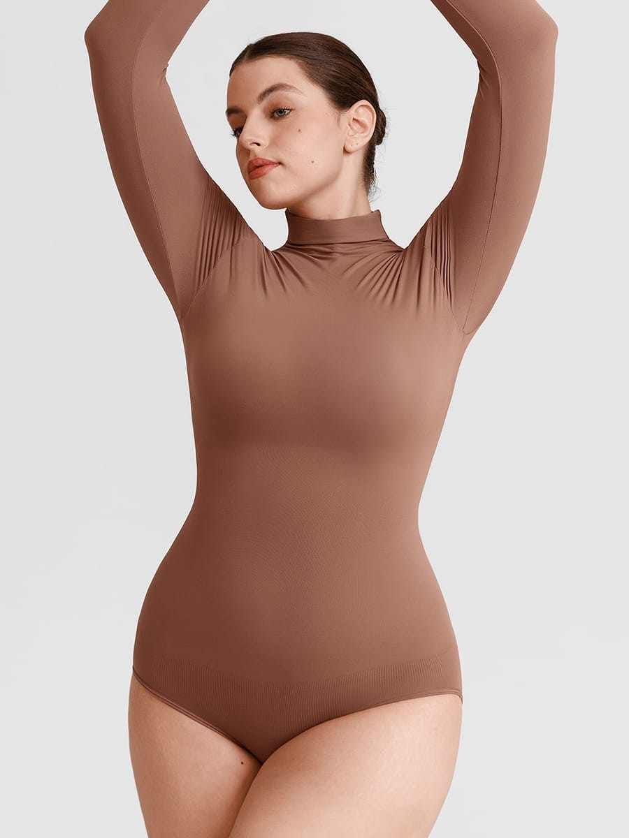 Butter Soft Seamless Snap Crotch Second Skin Stretch Shapewear Bodysuit