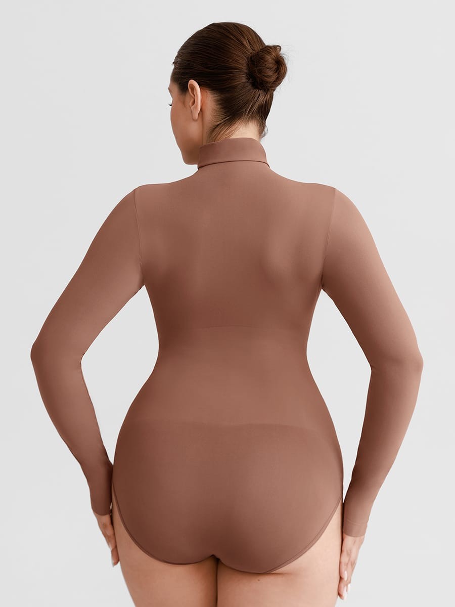 Butter Soft Seamless Snap Crotch Second Skin Stretch Shapewear Bodysuit