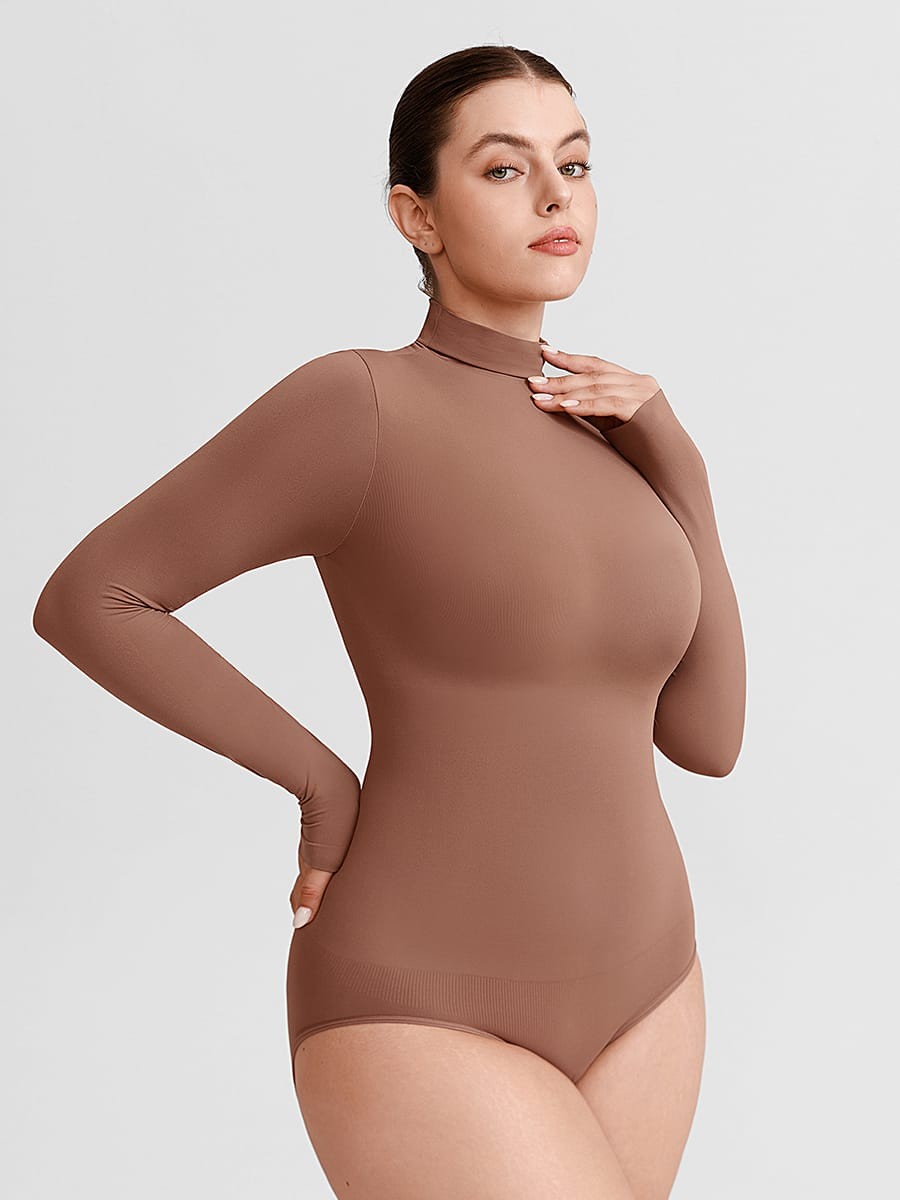 Butter Soft Seamless Snap Crotch Second Skin Stretch Shapewear Bodysuit