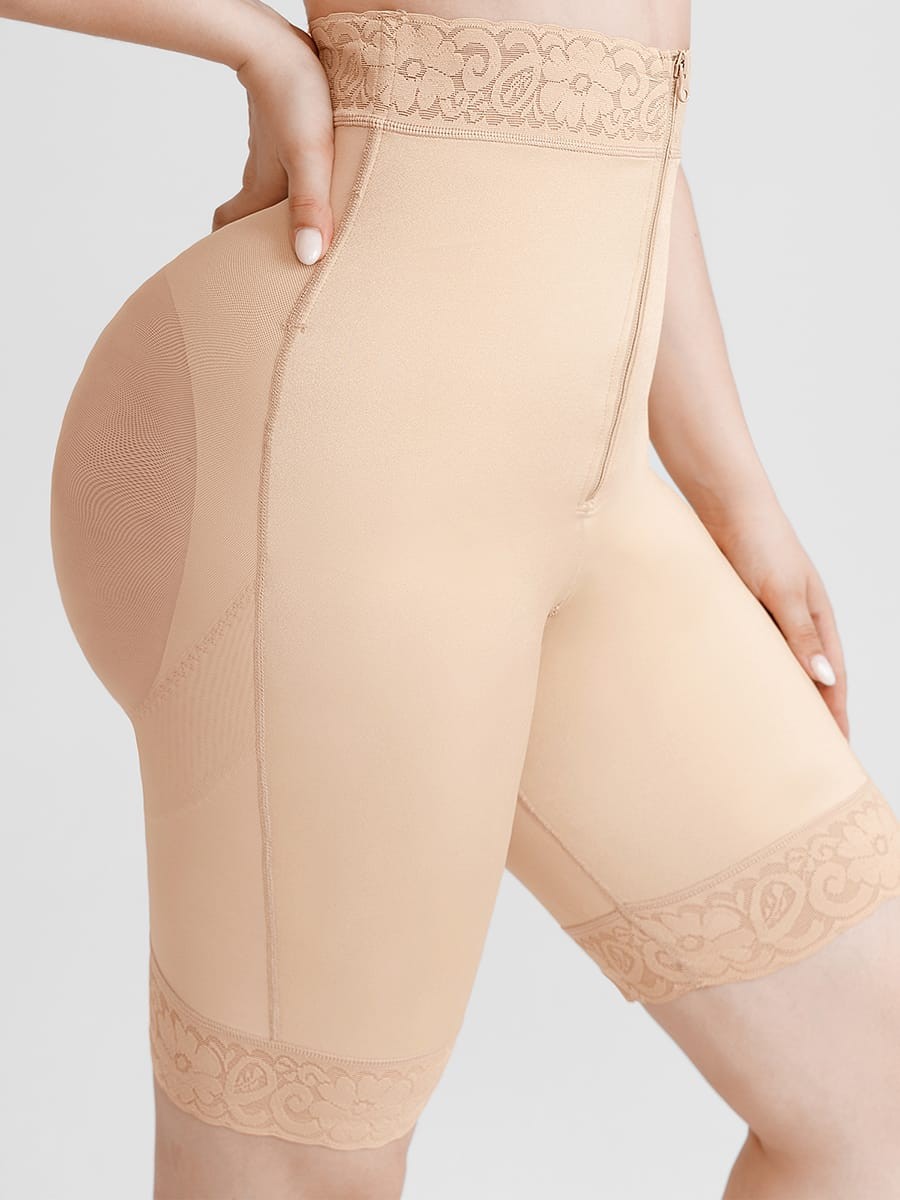 Women High Waist Medium Control Boyshort Shapewear