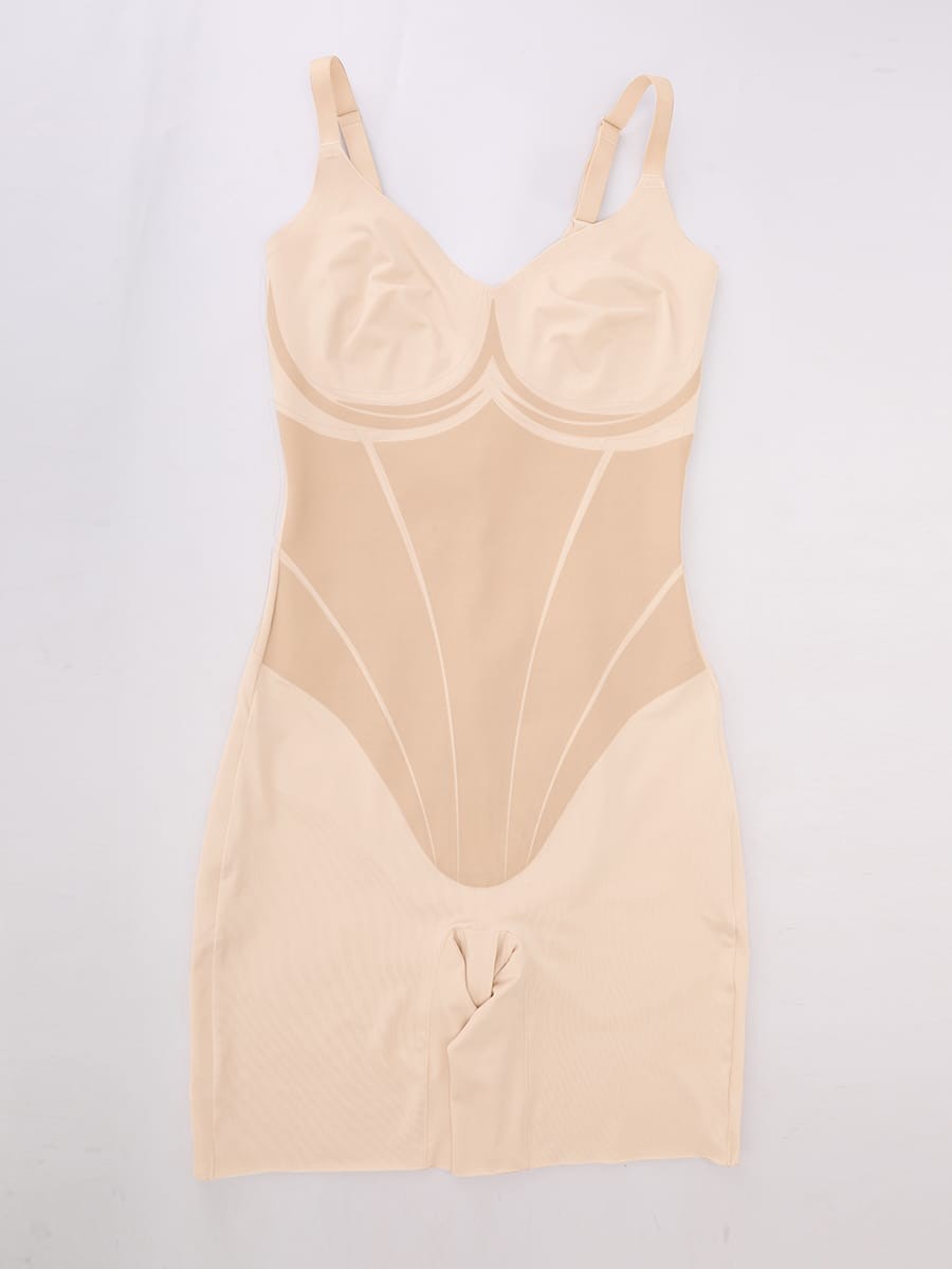 Liquid LYCRA™ Light Control Traceless Boyshort Bodysuit
