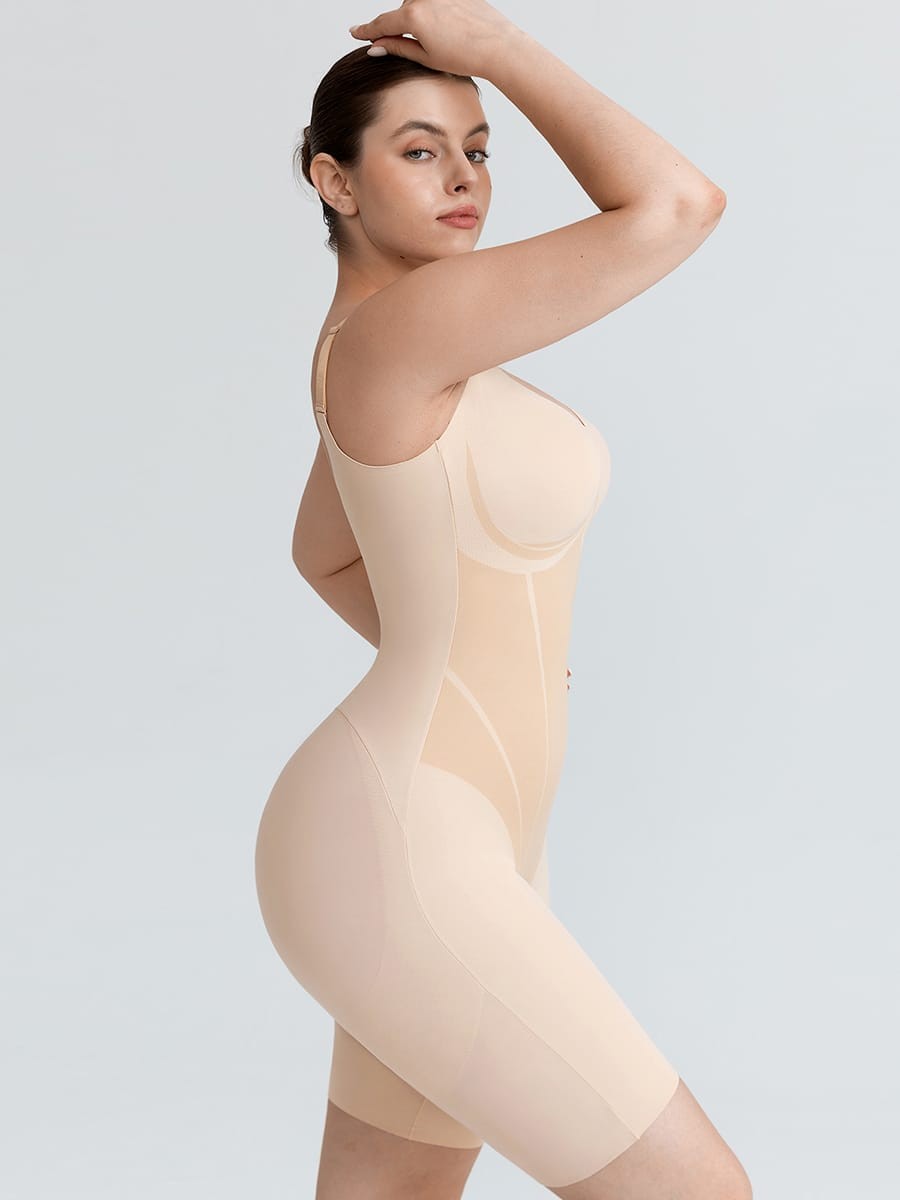 Liquid LYCRA™ Light Control Traceless Boyshort Bodysuit
