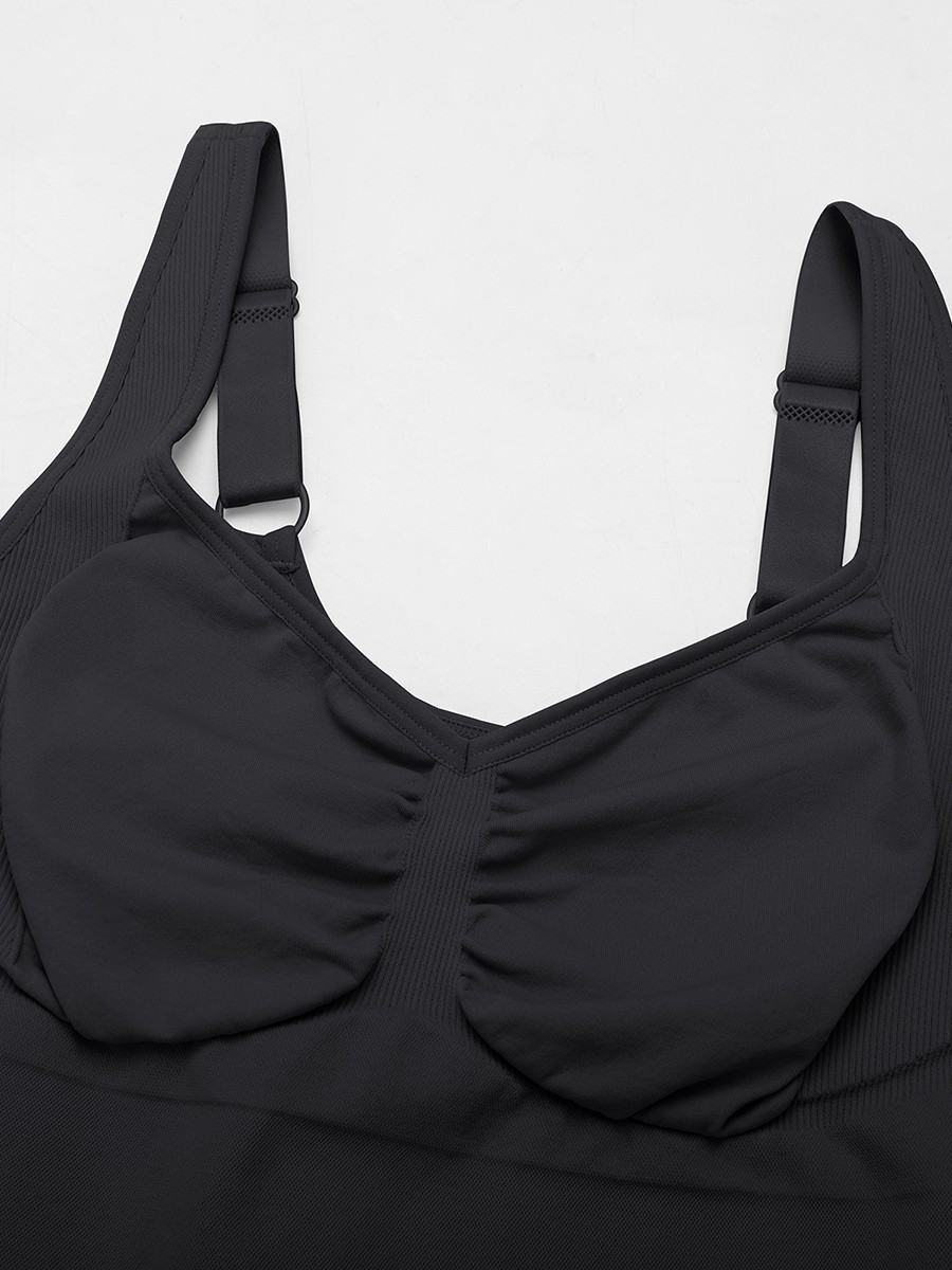 Seamless Tummy Control Open-Back Butt-Lifting Shapewear Body Shaper