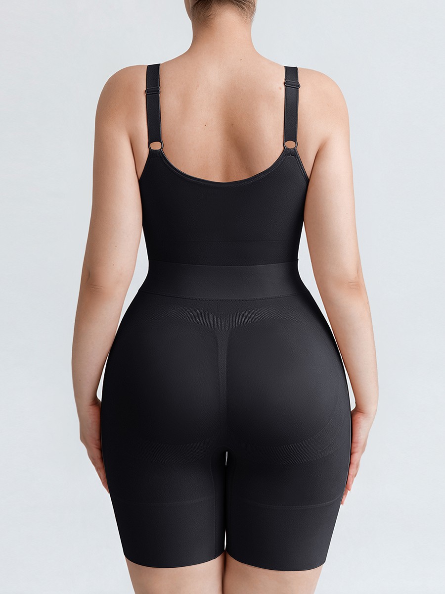 Seamless Tummy Control Open-Back Butt-Lifting Shapewear Body Shaper