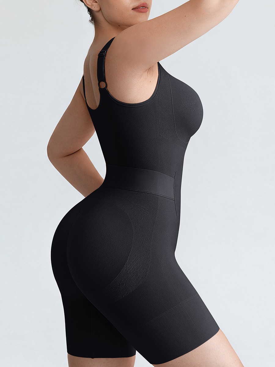 Seamless Tummy Control Open-Back Butt-Lifting Shapewear Body Shaper