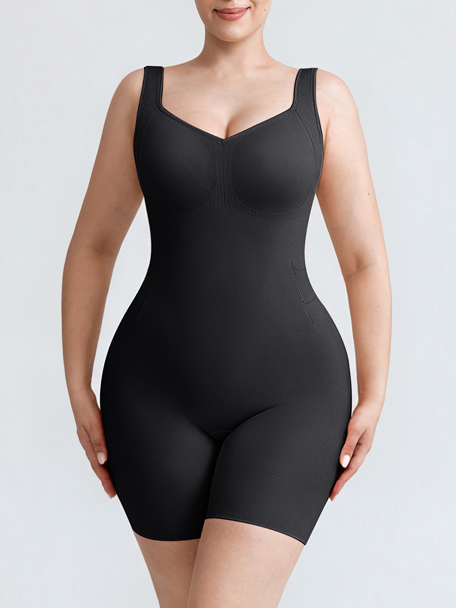Seamless Tummy Control Open-Back Butt-Lifting Shapewear Body Shaper