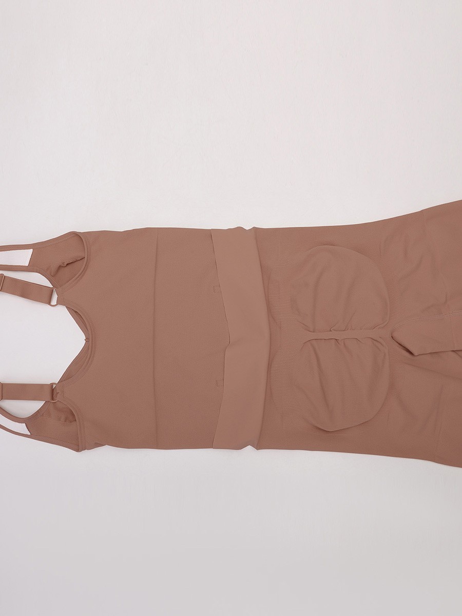 Seamless Open-Back Butt-Lifting Shapewear Body Shaper