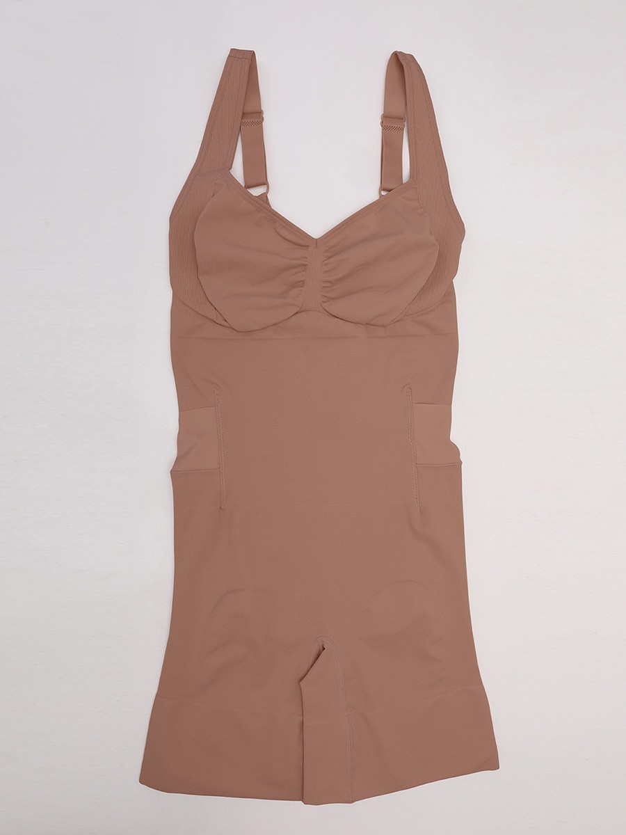 Seamless Open-Back Butt-Lifting Shapewear Body Shaper