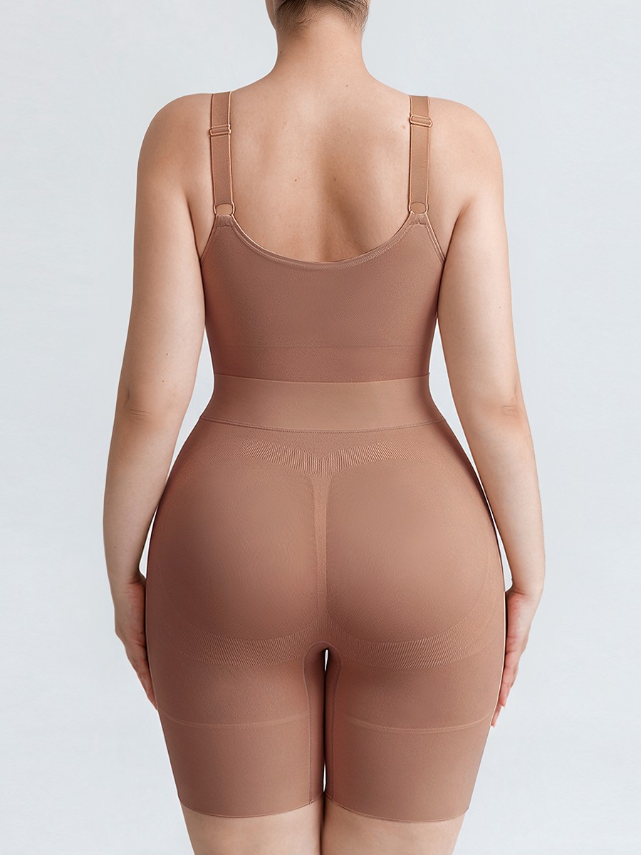 Seamless Open-Back Butt-Lifting Shapewear Body Shaper