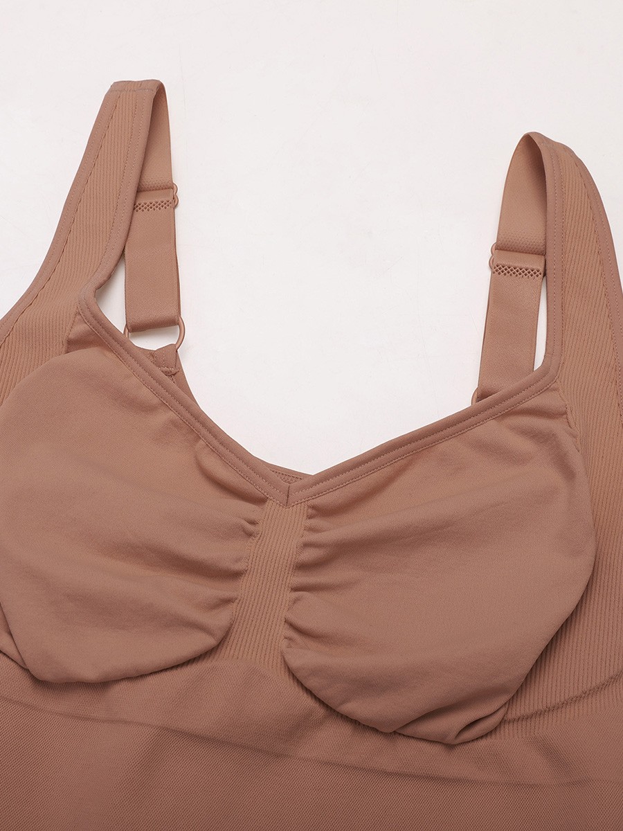 Seamless Open-Back Butt-Lifting Shapewear Body Shaper