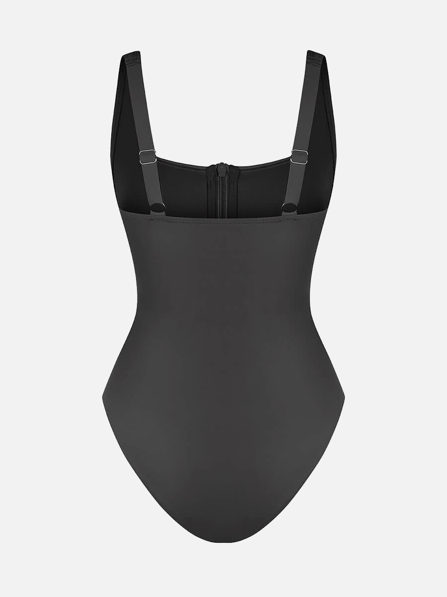 Shaping Waist Tummy Control Panty One Piece Swimsuit