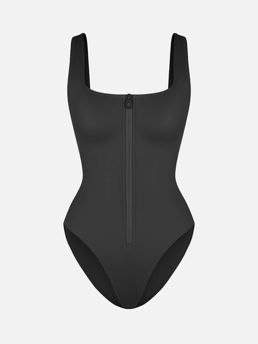 Shaping Waist Tummy Control Panty One Piece Swimsuit