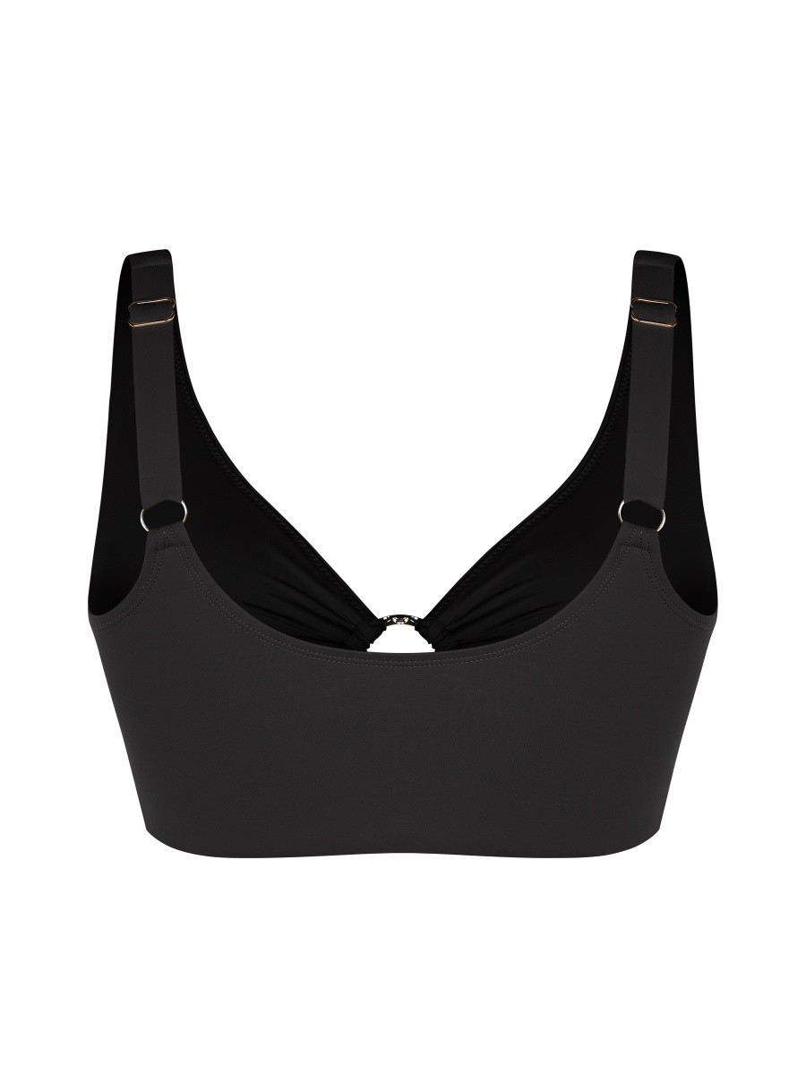 Sexy Keyhole Swimsuit Deep V Bikini Sets Body Shaper Control Panties