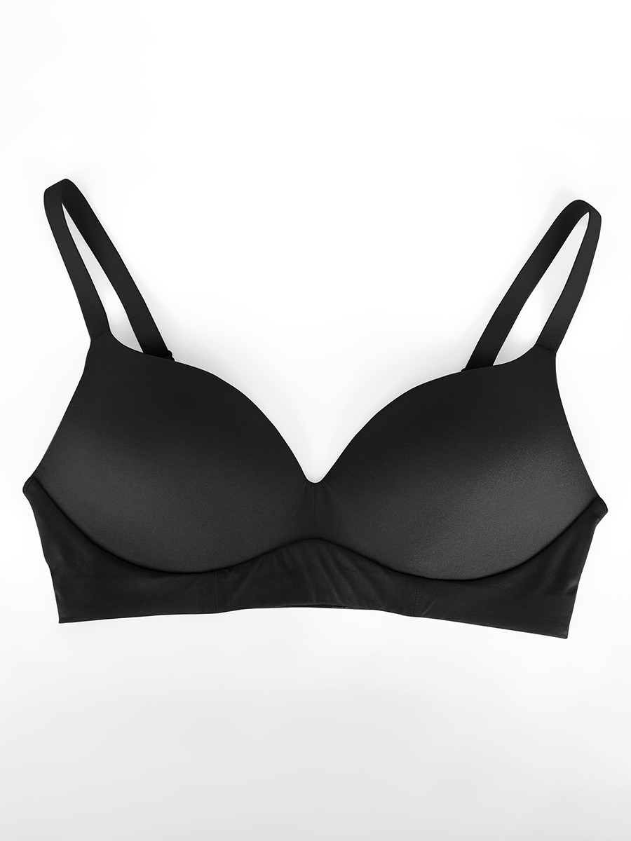 Wireless Push Up Demi coverage Bralettes Bra
