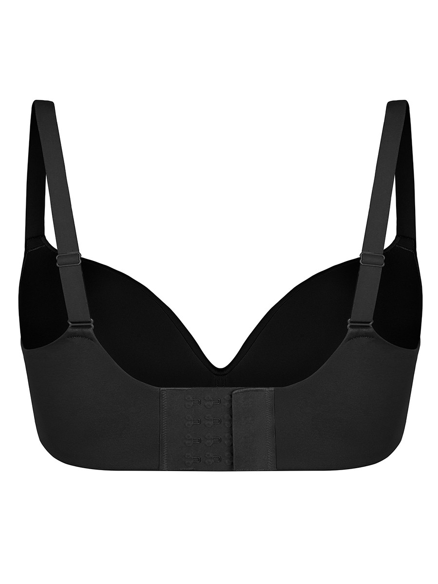 Wireless Push Up Demi coverage Bralettes Bra