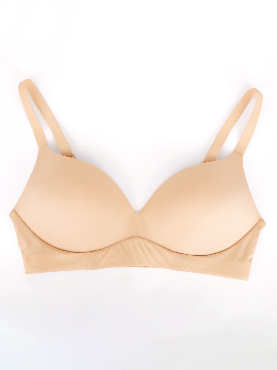 Wireless Push Up Demi Coverage T-Shirt Bra