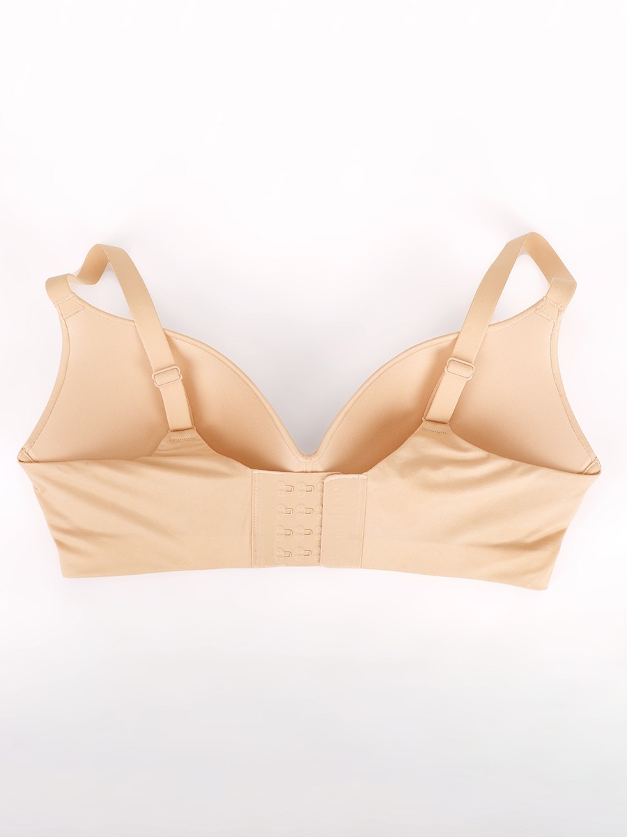 Wireless Push Up Demi Coverage T-Shirt Bra
