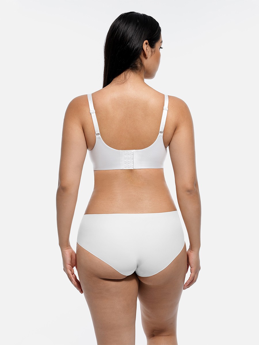 Wireless Push Up Demi coverage Bralettes Bra Adjustable Straps