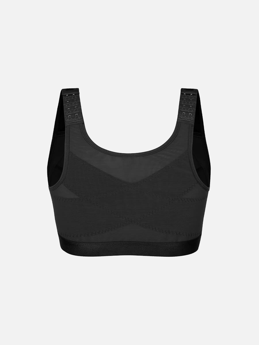 Full Coverage Wireless No Padding Smooth Back Post-Surgery Bra