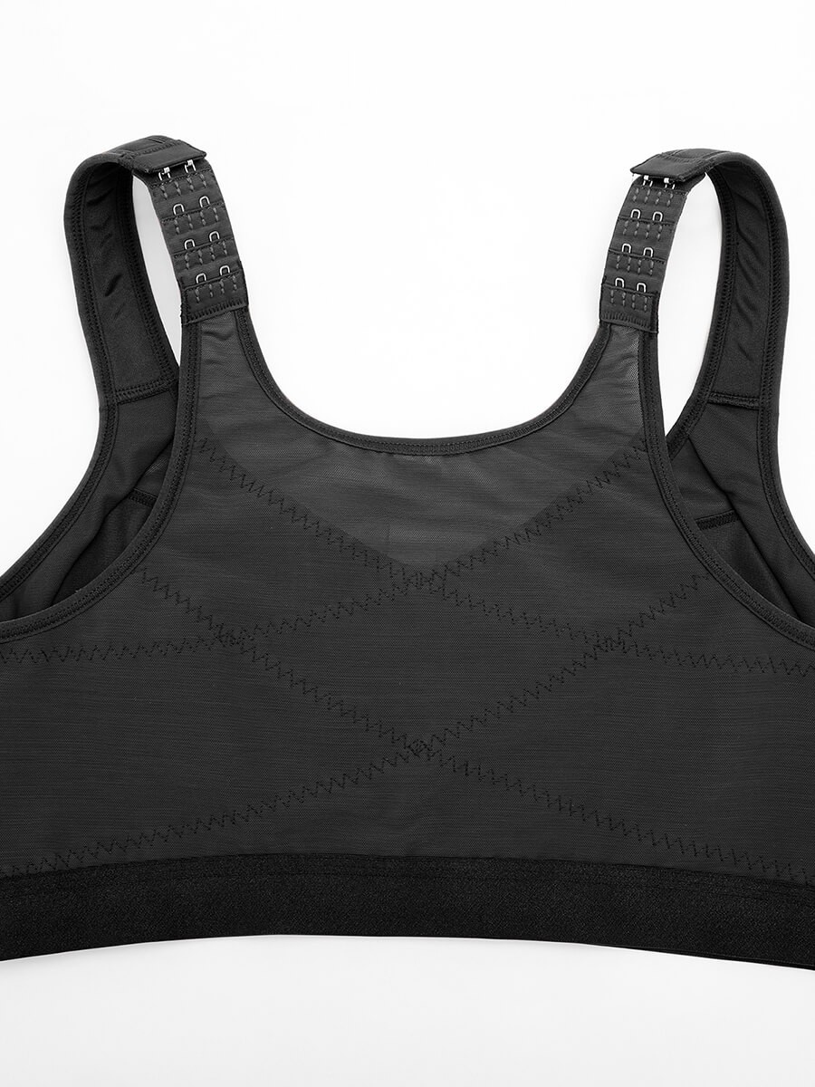 Full Coverage Wireless No Padding Smooth Back Post-Surgery Bra