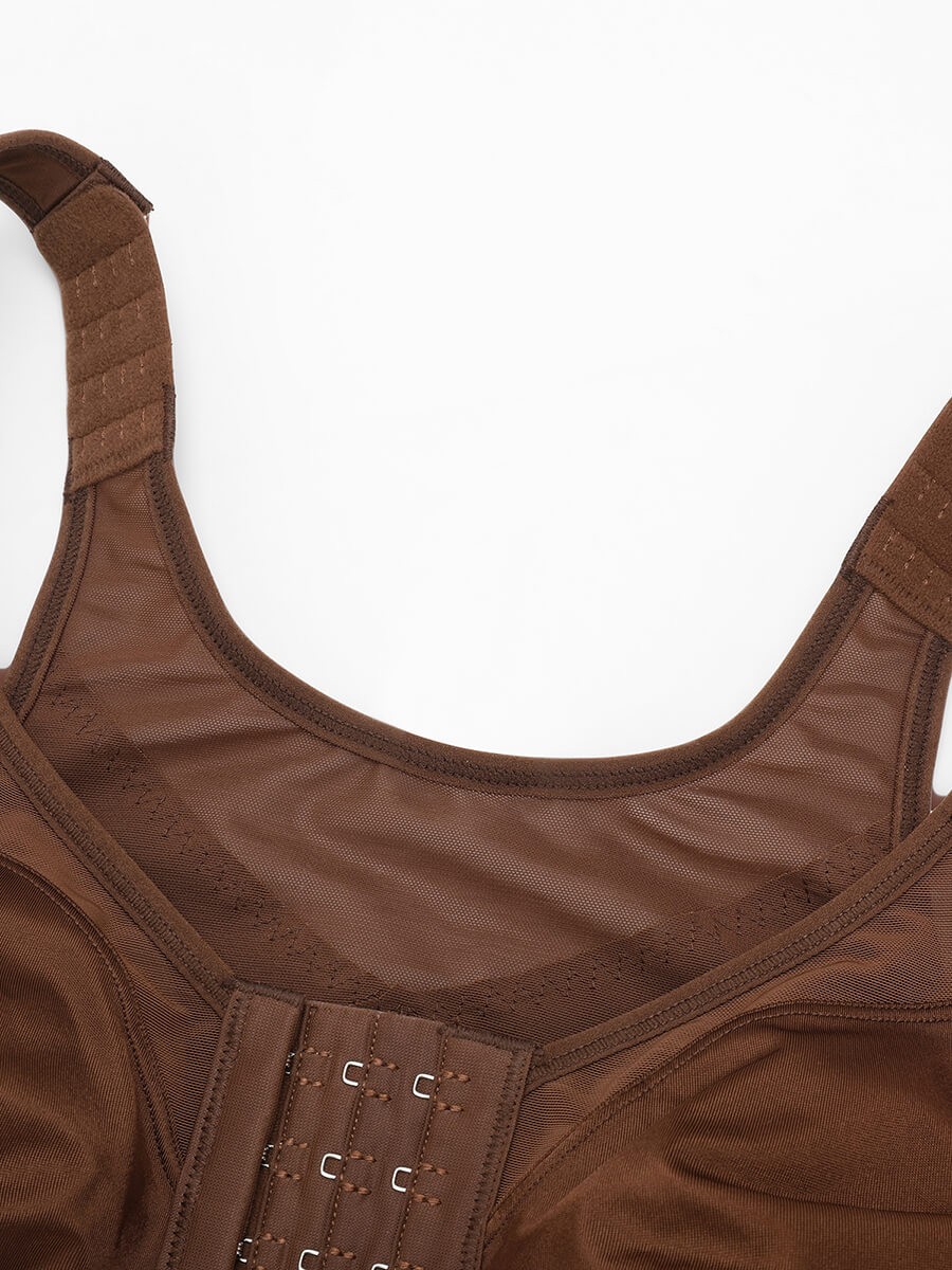 Full Coverage Wireless Smooth Back & Side Support Post-Surgery Bra