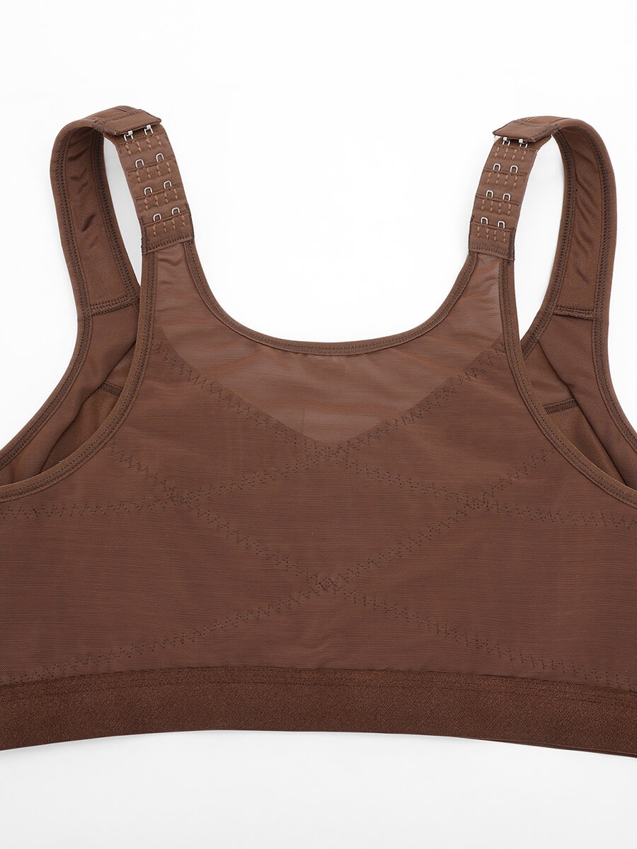 Full Coverage Wireless Smooth Back & Side Support Post-Surgery Bra