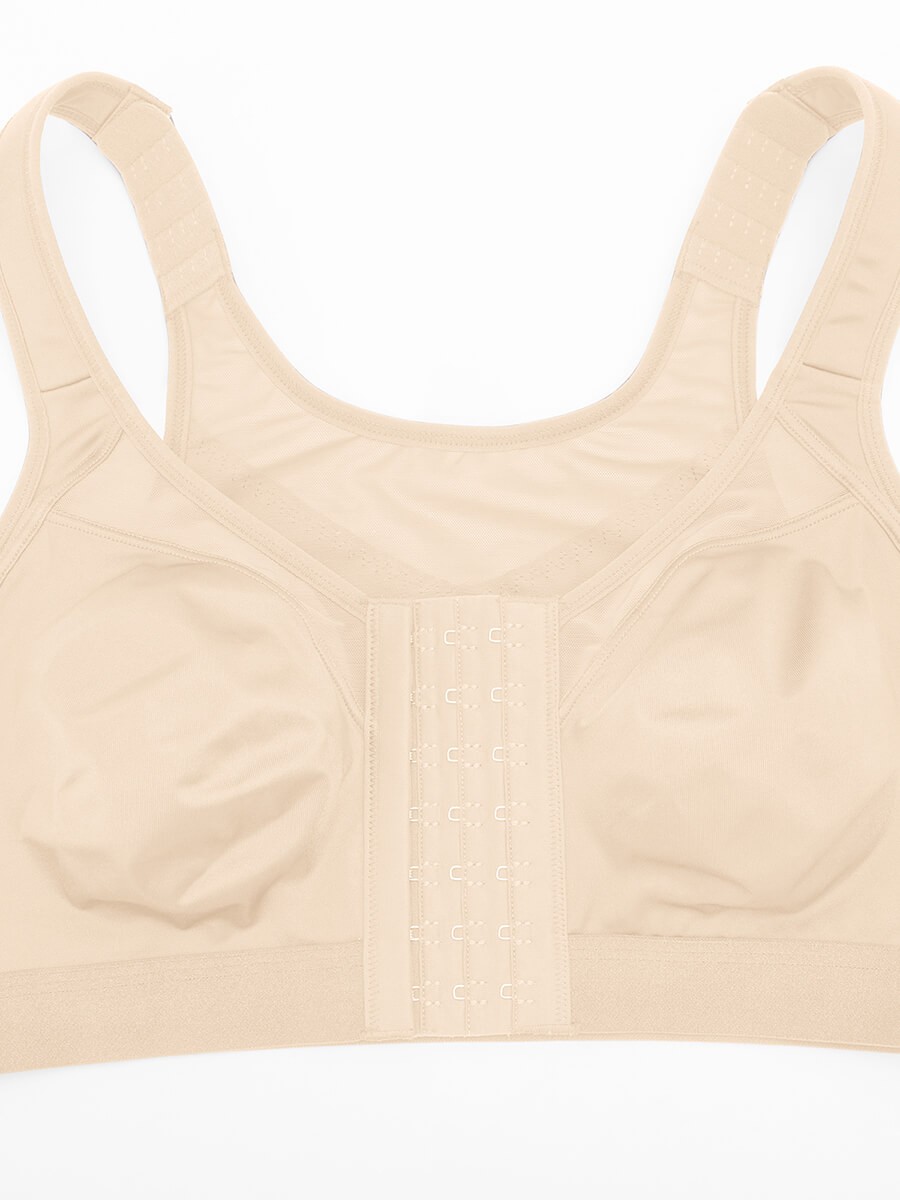 Full Coverage Wireless No Padding Post-Surgery Bra