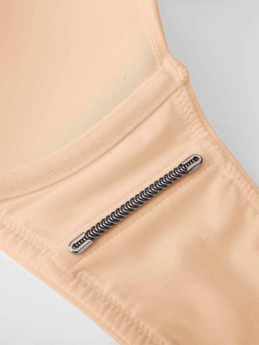 Full Coverage Underwire Bra Memory Foam Cup Side Support