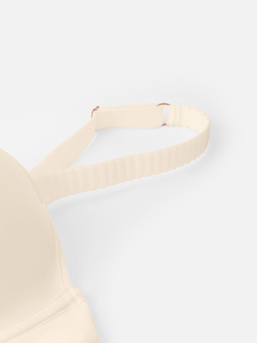 Underwire Lightly Lined Naked Memory Foam Demi T-Shirt Bra