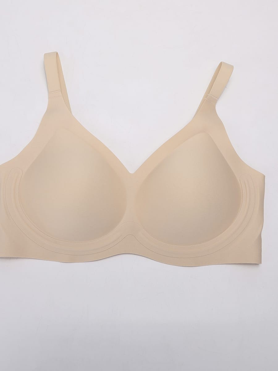 Wireless Seamless Everyday T Shirt Bra for Large Breasts