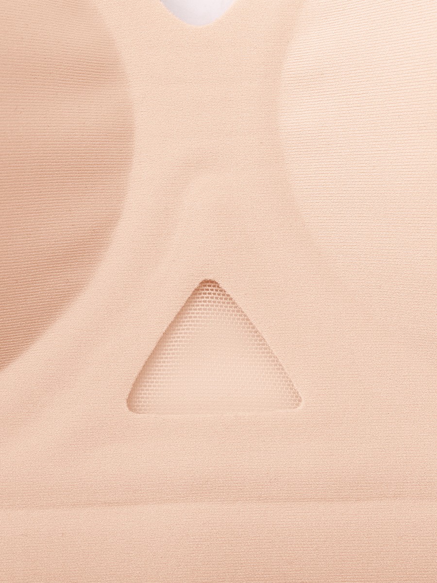 Cut Out Wireless Bra Seamless Jelly Support Everyday T Shirt Bra for Big Chest