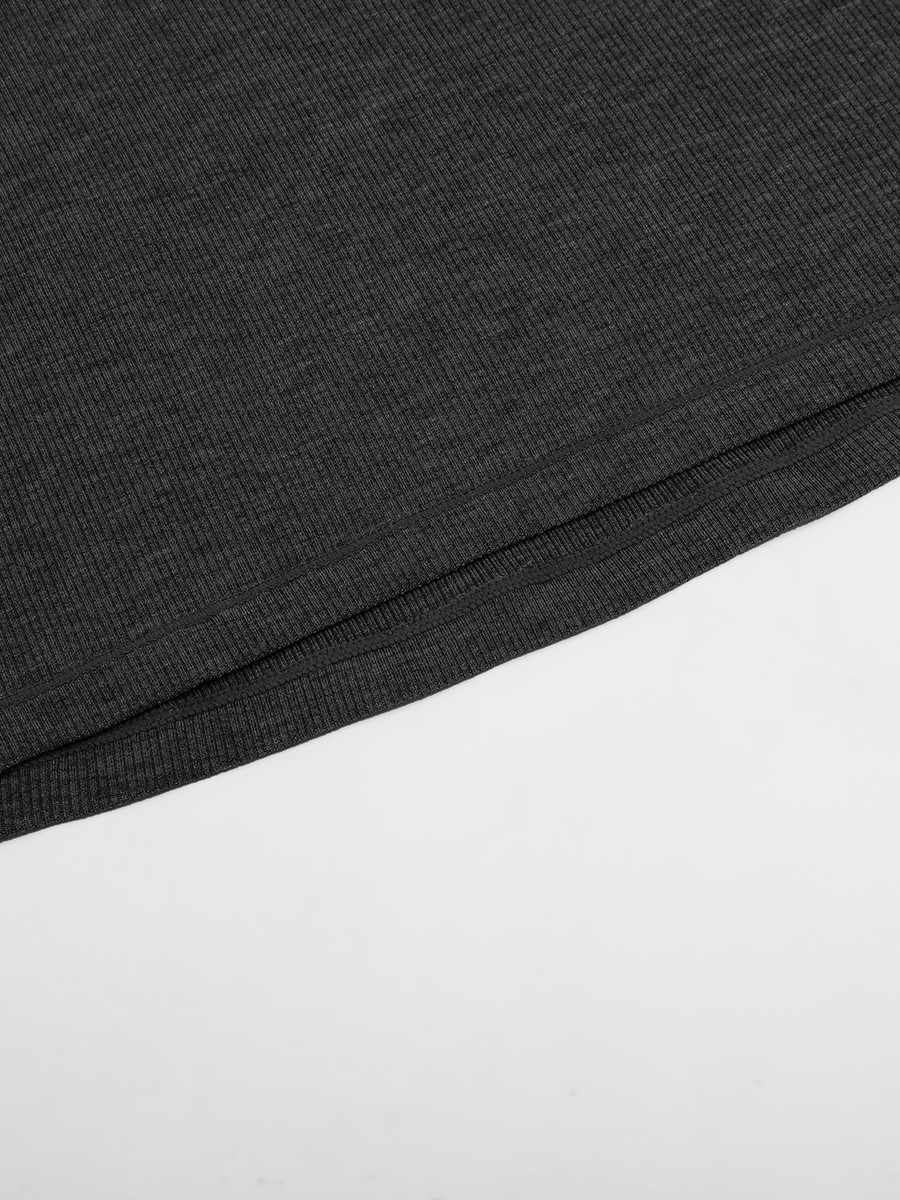 Women Rayon Ribbed Wide Strap Scoop Neck Tank Top Breathable