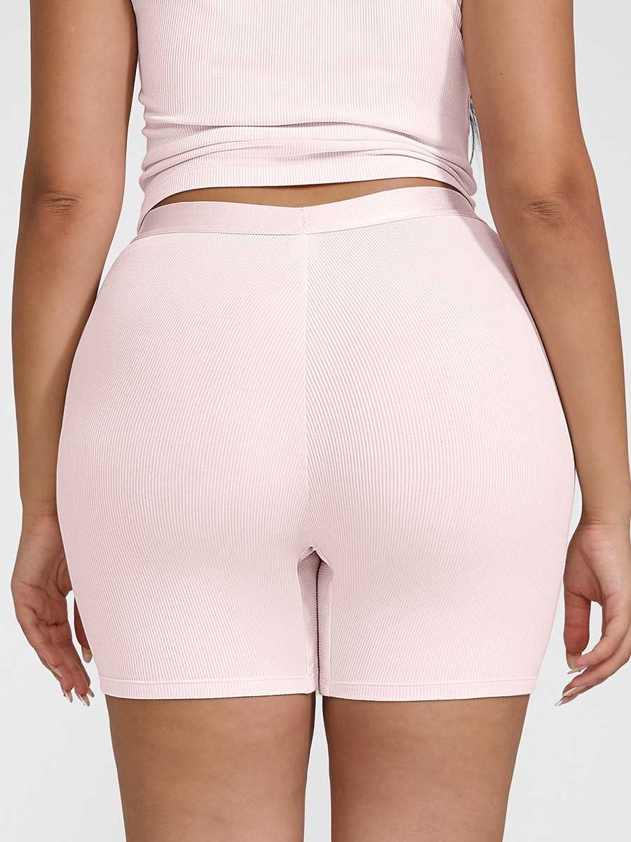 Rayon Ribbed Wide Strap Scoop Neck Tank Top Breathable for Women