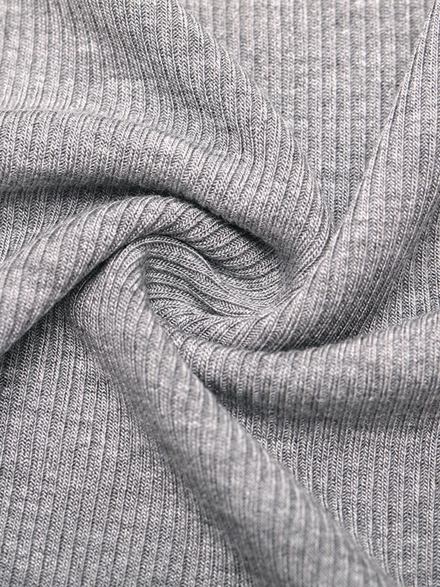 Women Rayon Ribbed Fitted Boxer Mid Waist Breathable Shorts