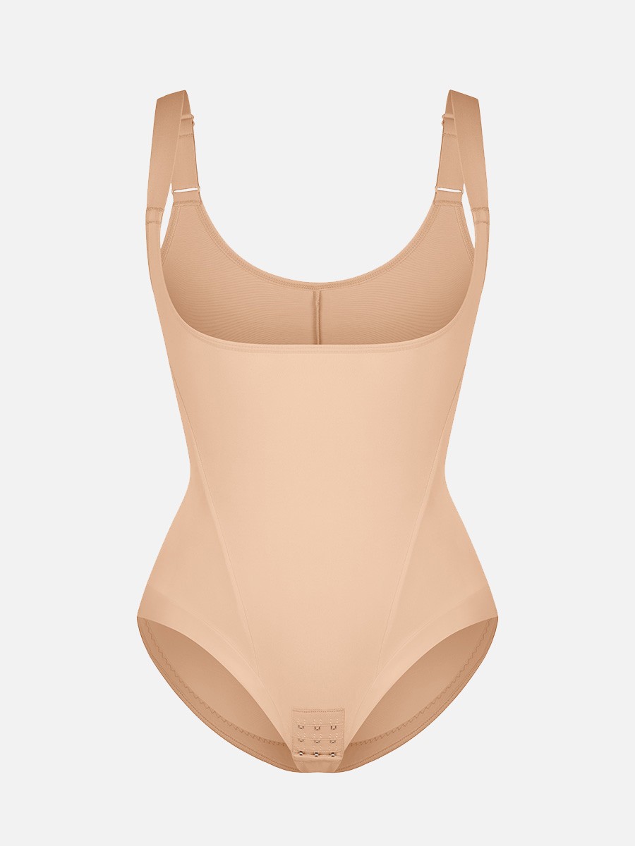 Bust Support Antibacterial Crotch Shaping Bodysuit