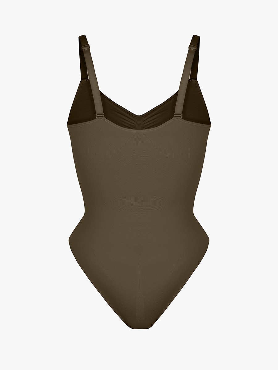 Seamless Chest Support Waist & Abdomen Control Shapewear Bodysuit