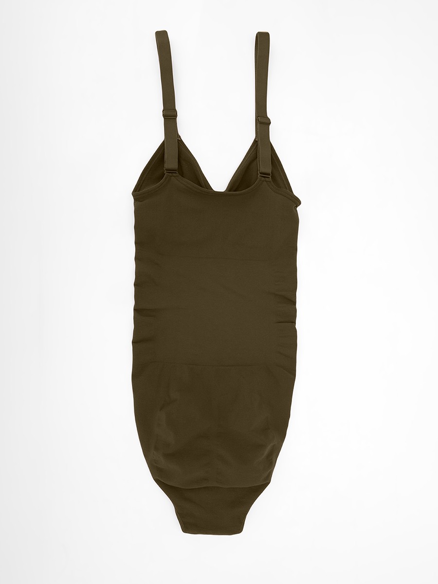 Seamless Chest Support Waist & Abdomen Control Shapewear Bodysuit
