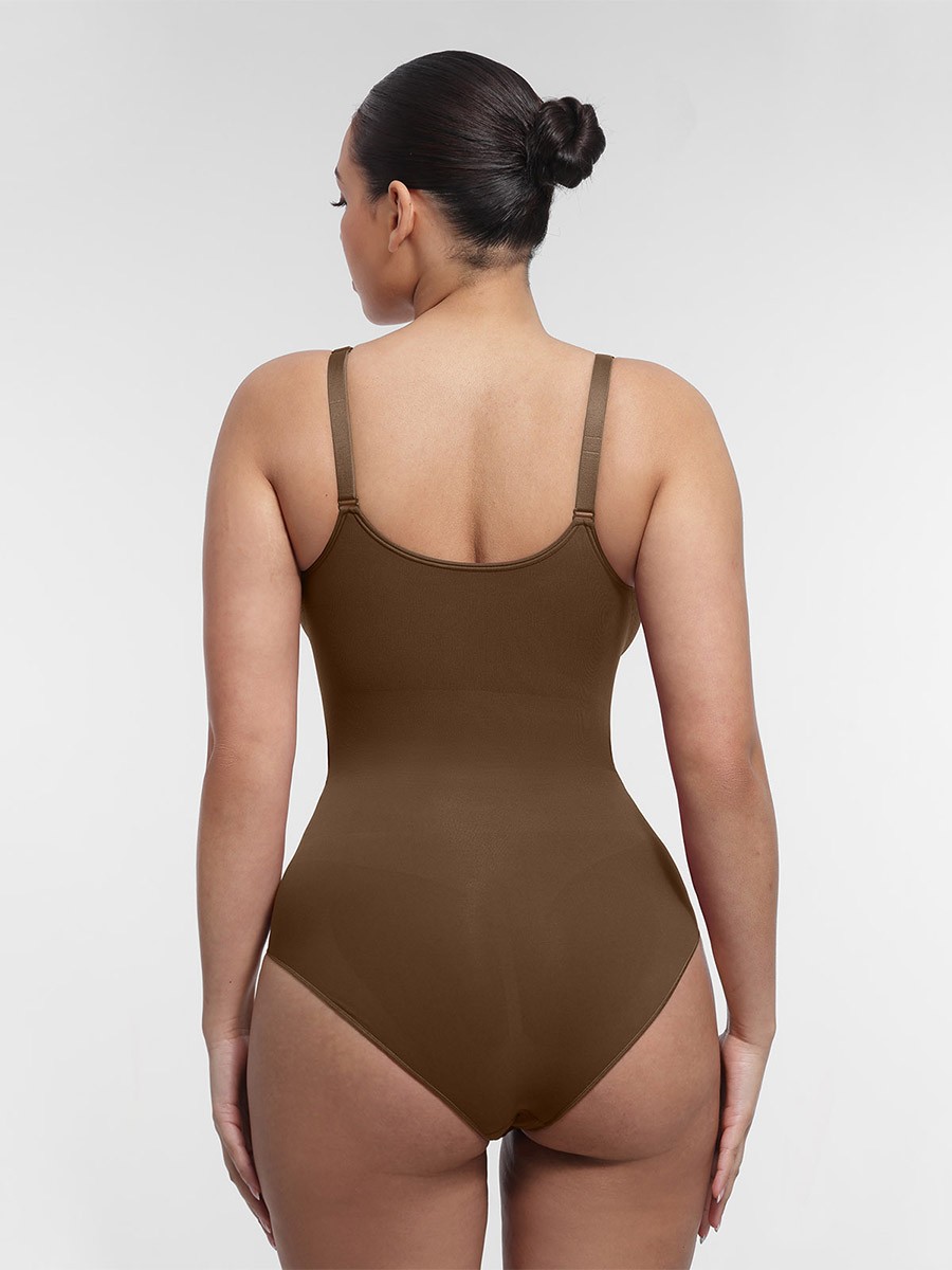 Seamless Chest Support Waist & Abdomen Control Shapewear Bodysuit